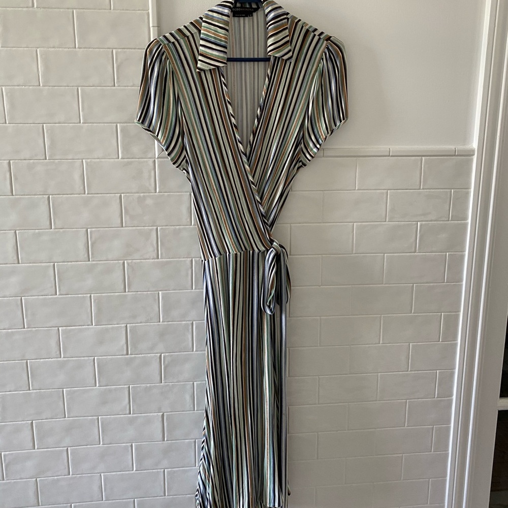 BCBG wrap dress (new)